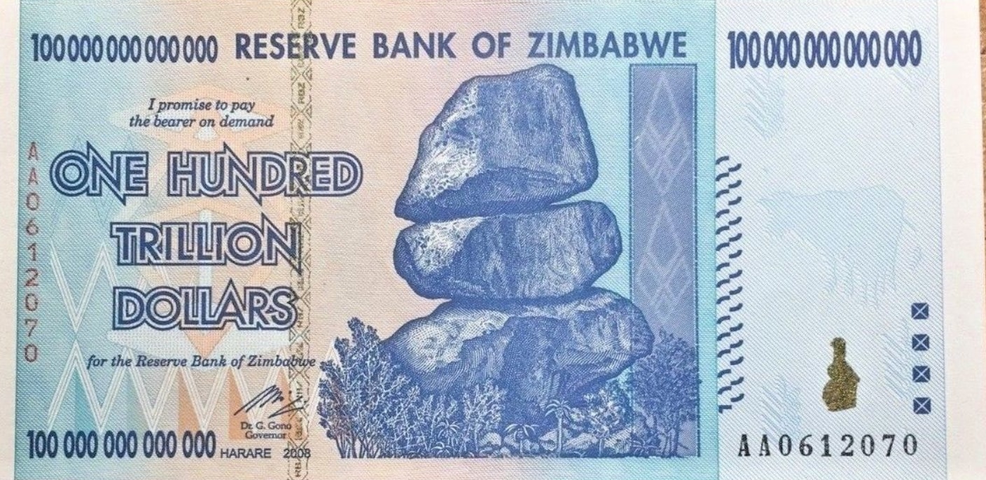 African Collectible Zimbabwe Dollars Banknotes And More
