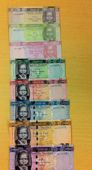 African Collectible - South Sudan Piasters banknotes and more