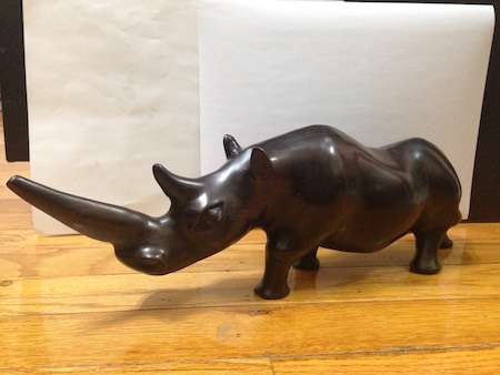 Rhino Carving - Wood